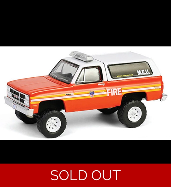 G.L. N.Y.F.D. 1987 GMC Jimmy Diecast